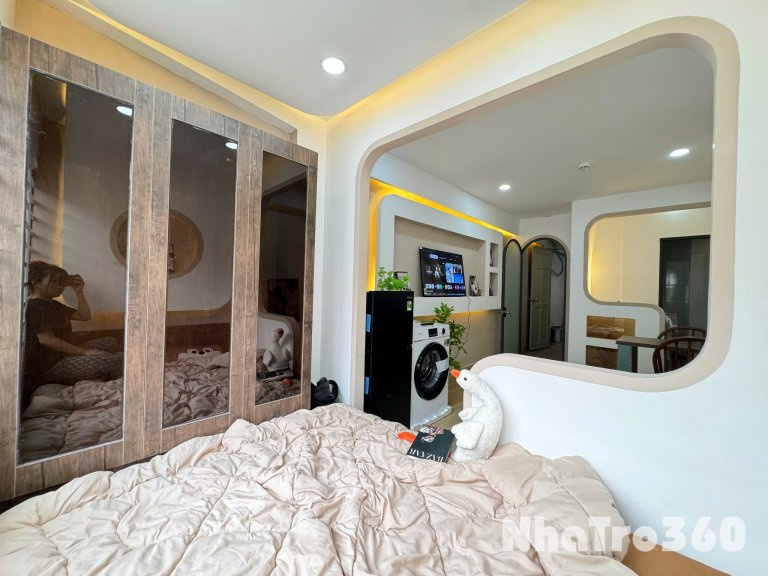 Cho thuê căn hộ tách bếp, Q10, đường 3/2, gần ĐH Y Khoa, Vạn Hạnh Mall, Nhà Thờ Đồng Tiến