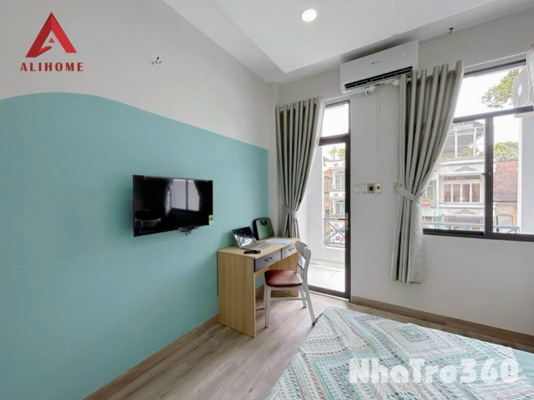 Cho thuê căn hộ quận 1 ban công, nội thất mới 100%