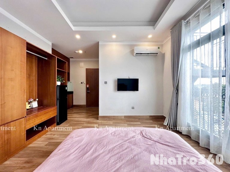 Studio full nội thất gần sân bay và công viên