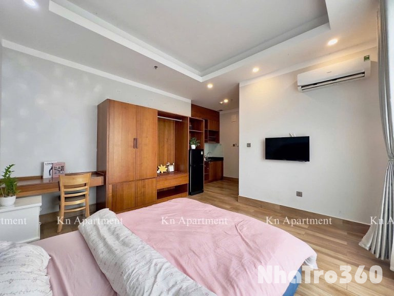 Studio full nội thất gần sân bay và công viên