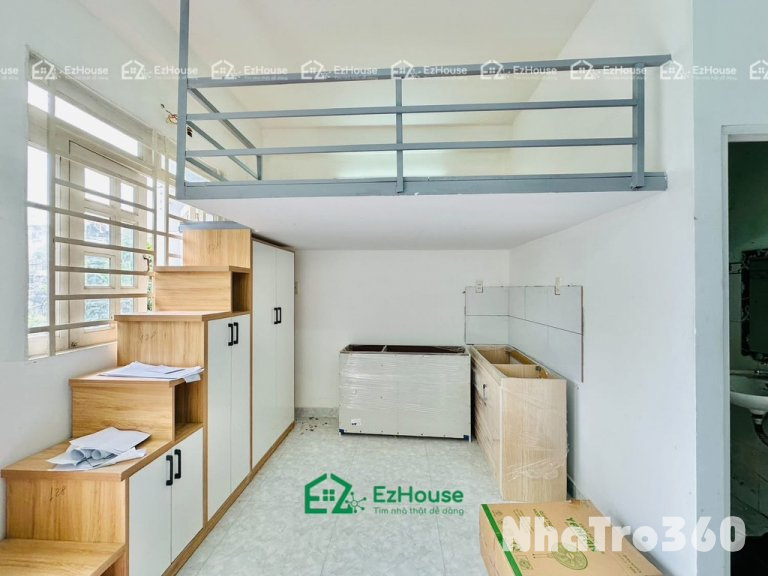 Ban công - Cửa sổ trời - Có gác - Quận 6- 3tr8