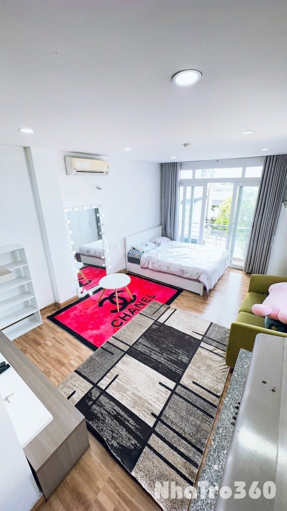 Cho thuê studio ban công quận 4 gần chợ Bến Thành
