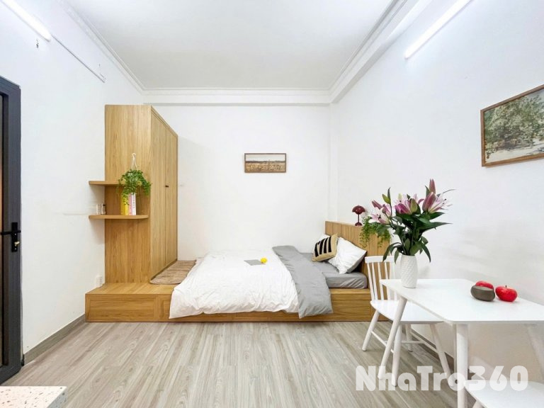 Cho thuê studio full nội thất siêu mới gần sân bay