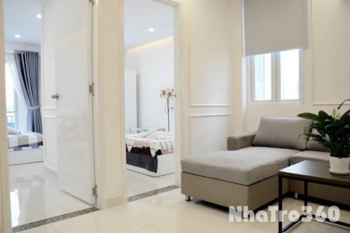 Cho thuê căn hộ 2PN, Q8, Đường Dương Bá Trạc, gần cầu Nguyễn Văn Cừ, cầu Chữ Y, CV Dạ Nam