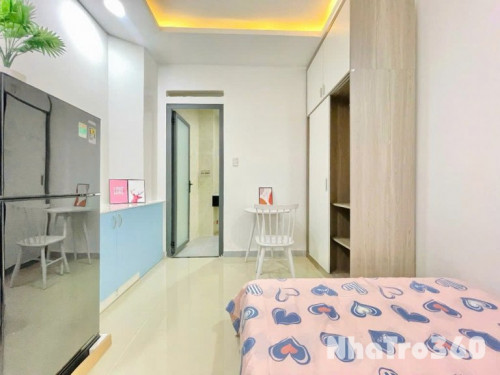 Phòng trọ studio có nội thất giá rẻ đường Bạch Đằng gần sân bay Tân Sơn Nhất Tân Bình.