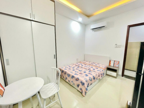 Phòng trọ studio có nội thất giá rẻ đường Bạch Đằng gần sân bay Tân Sơn Nhất Tân Bình.