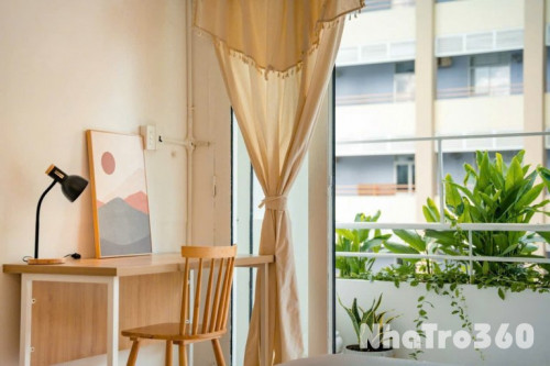 Cho thuê căn studio ban công thoáng Q1, ngay công viên Lê Văn Tám, vòng xoay ĐBP, cầu Bông, Đh Sài Gòn, Đh KHXH&NV,...