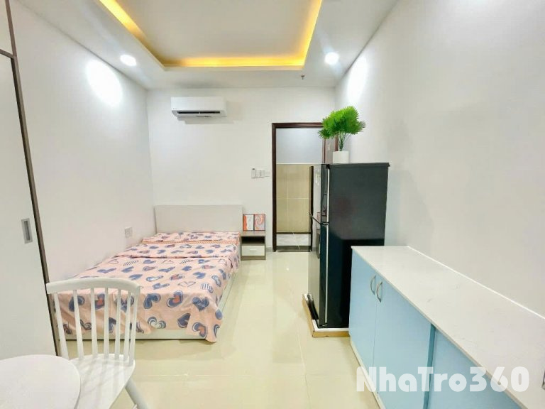 Phòng trọ studio có nội thất giá rẻ đường Bạch Đằng gần sân bay Tân Sơn Nhất Tân Bình.
