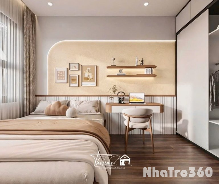 CHO THUÊ PHÒNG FULL NỘI THẤT GẦN SÂN BAY TSN,QTB