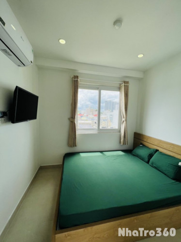 Cho thuê căn hộ 1PN, ban công, Q10, đường Thành Thái, gần ĐH Y Khoa, ĐH Bách Khoa, Vạn Hạnh Mall