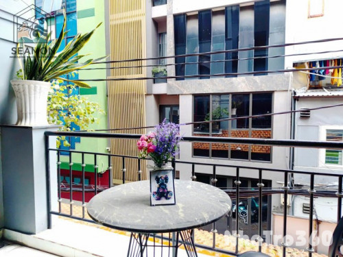 Cho thuê căn hộ ban công, Q1, Đường Nguyễn Bỉnh Khiêm, gần ĐH Y Dược, Thảo Cầm Viên, Cầu Thị Nghè