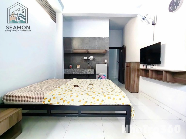 Cho thuê căn hộ ban công, Q1, Đường Nguyễn Bỉnh Khiêm, gần ĐH Y Dược, Thảo Cầm Viên, Cầu Thị Nghè