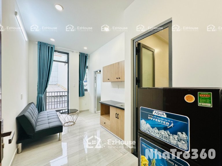 Full nội thất, cửa sổ, bancol, 1pn, tách bếp