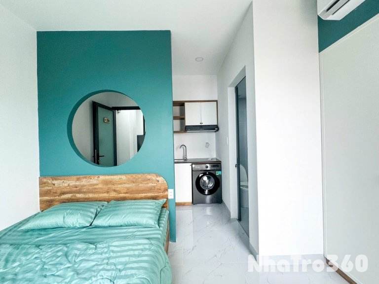 TRỐNG CĂN HỘ FULL NỘI THẤT BAN CÔNG THOÁNG 35M2