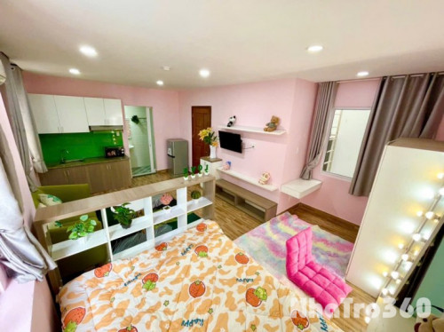 Cho thuê căn hộ ban công, Q4, Đường Bến Vân Đồn, gần ĐH Luật, ĐH Nguyễn Tất Thành, Chợ Xóm Chiếu