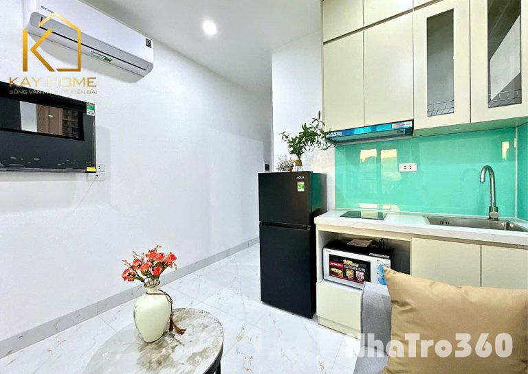 Cho thuê CCMN khép kín 1pk+1pn ban công siêu thoáng tại ngõ 45 Cự Lộc - Thanh Xuân