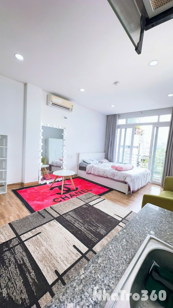 Cho thuê studio full cửa sổ, mặt tiền Bến Vân Đồn ngay cầu Calmette, Đh Luật, Đh Nguyễn Tất Thành, cầu Khánh Hội,...