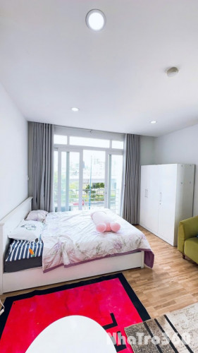 Cho thuê studio full cửa sổ, mặt tiền Bến Vân Đồn ngay cầu Calmette, Đh Luật, Đh Nguyễn Tất Thành, cầu Khánh Hội,...