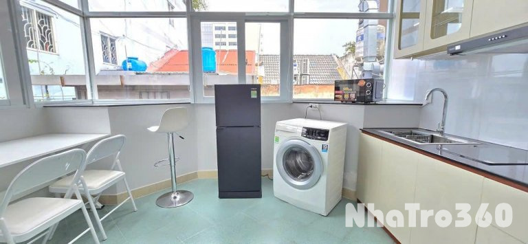 Cho thuê studio tách bếp cực chill Q1, gần cviên Lê Văn Tám, vòng xoay Điện Biên Phủ, Thảo Cầm Viên,...