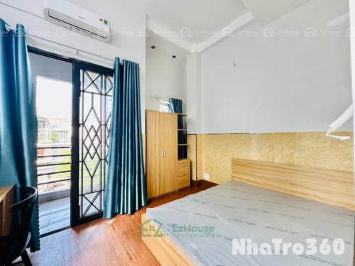 Full nội thất, ban công, cửa sổ, 1pn, tách bếp