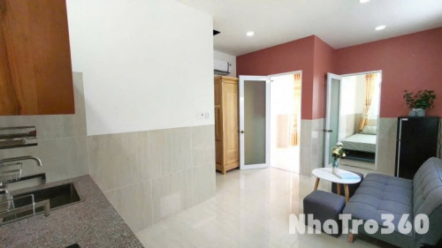Cho thuê căn hộ 2PN, ban công, Q4, Đường Lê Văn Linh, gần ĐH Luật, ĐH Nguyễn Tất Thành, Chợ Xóm Chiếu