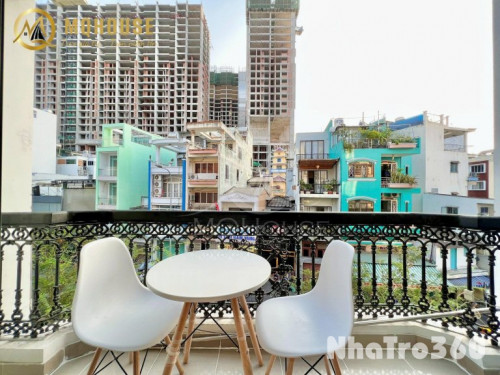 Studio ban công máy giặt riêng, gần chợ Bến Thành, Pullman, cầu Ông Lãnh, Bùi Viện,...