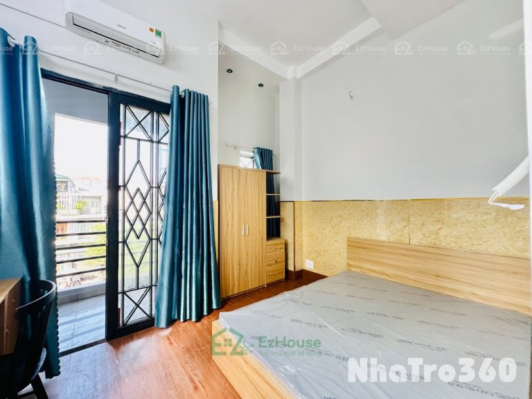 Full nội thất, ban công, cửa sổ, 1pn, tách bếp