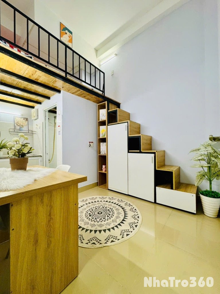 Cho thuê căn hộ duplex  gần ga t3 quận tân bình