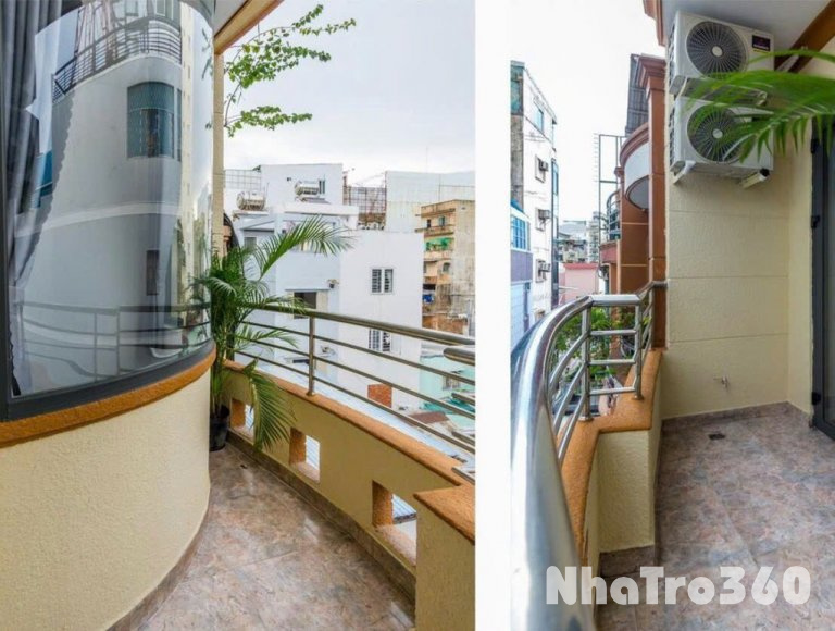 Cho thuê căn hộ quận 1 ban công gần chợ Bến Thành
