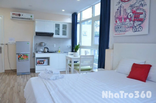 Cho thuê studio quận 1 full nội thất, cửa sổ