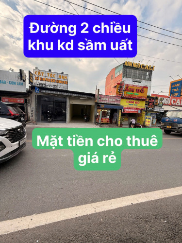 MẶT TIỀN HÀ HUY GIÁP CHO THUÊ, NGAY CAO ĐẲNG ĐIỆN LỰC, KINH DOANH SẦM UẤT