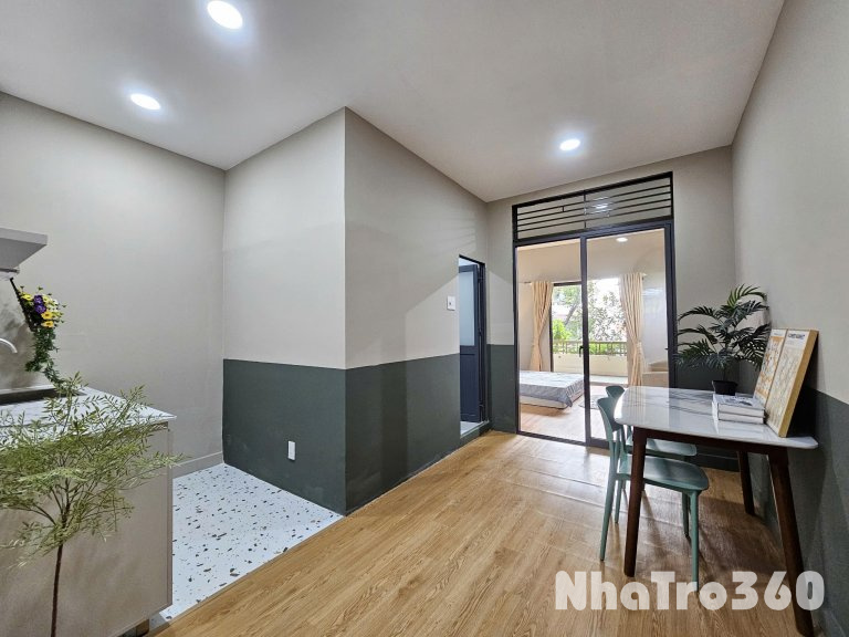 Căn hộ 1PN, ban công, tách bếp. Gần Đh Luật, Đh Nguyễn Tất Thành, cầu Ông Lãnh, cầu Calmette,...