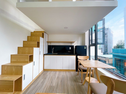 Cho thuê duplex full nội thất Q4, gần Đh Nguyễn Tất Thành, Đh Luật, cầu Tân Thuận,...