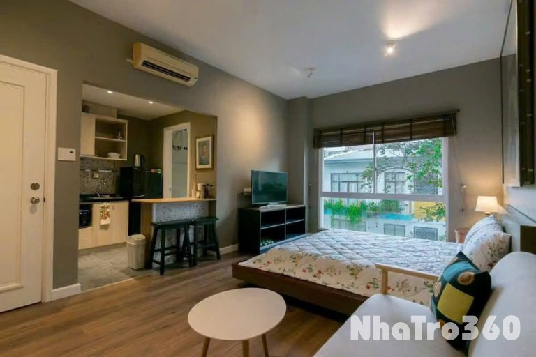 Căn Hộ 1 PN Cửa Sổ Trời Full NT Ngay Sân Bay