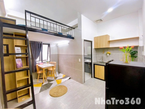 CĂN HỘ GÁC LỬNG CÓ CỬA SỔ MÁY GIẶT RIÊNG TÂN BÌNH