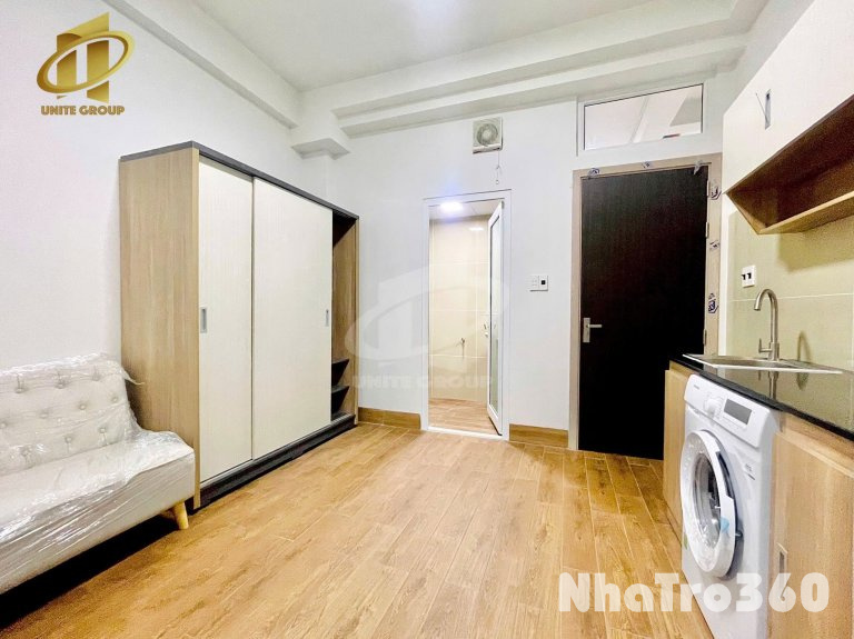 Cho thuê căn 1PN ban công Q4, gần cầu Kênh Tẻ, Đh Nguyễn Tất Thành, Đh Luật