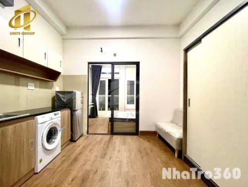 Cho thuê căn 1PN ban công Q4, gần cầu Kênh Tẻ, Đh Nguyễn Tất Thành, Đh Luật