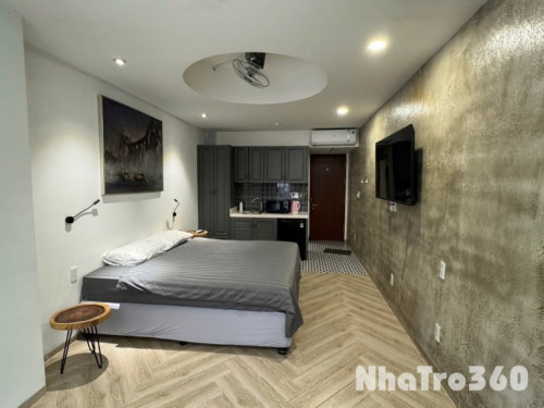Cho Thuê Căn Hộ Studio Ban Công Full Nội Thất Q1