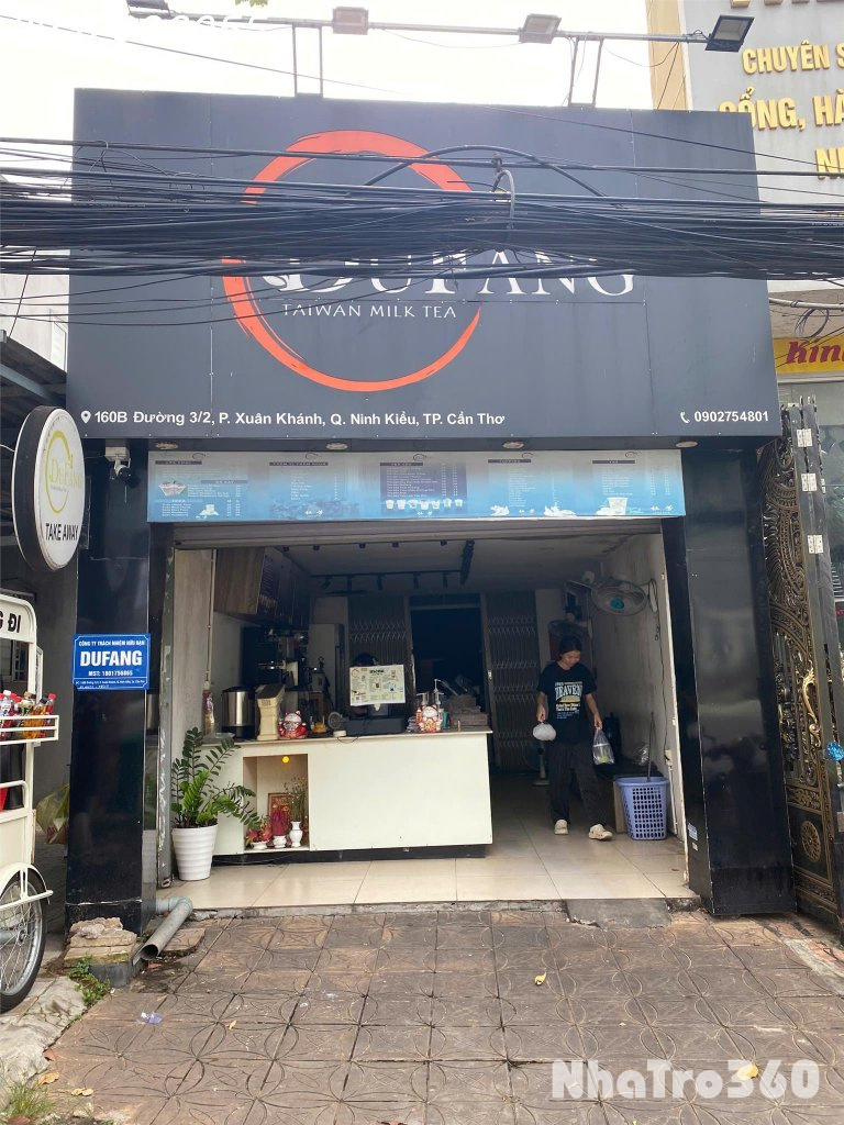 Cho thuê mặt bằng kinh doanh mặt tiền đường 3/2 Đối diện Đại Học Cần Thơ