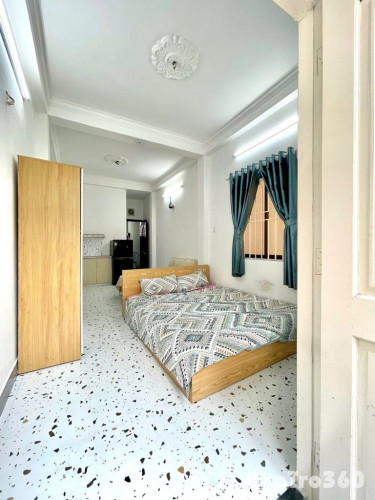 Cho thuê căn hộ ban công, Q3, Đường Đình Chiễu, gần ĐH Sài Gòn, Công Viên 23/9, chợ Hồ Thị Kỷ