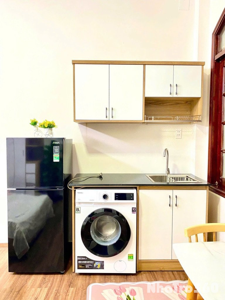 Căn hộ studio máy giặt riêng gần sân bay tân bình
