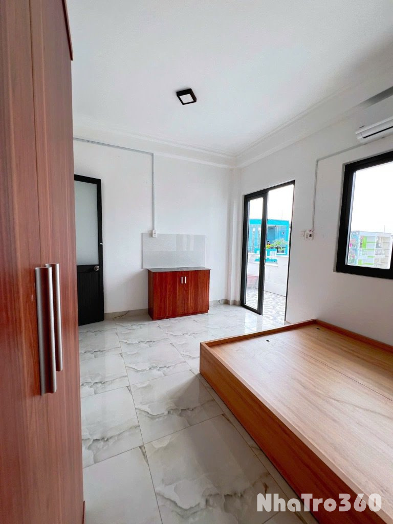 Studio ban công - giá rẻ - full nội thất