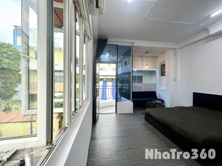 Studio ban công thoáng - gần chợ Tân Định, nhà thờ Tân Định, cviên Lê Văn Tám, cầu Bông,...