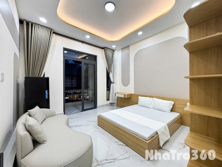CĂN 2 PHÒNG NGỦ BAN CÔNG 50m2 QUẬN 4 gần Cầu ông l