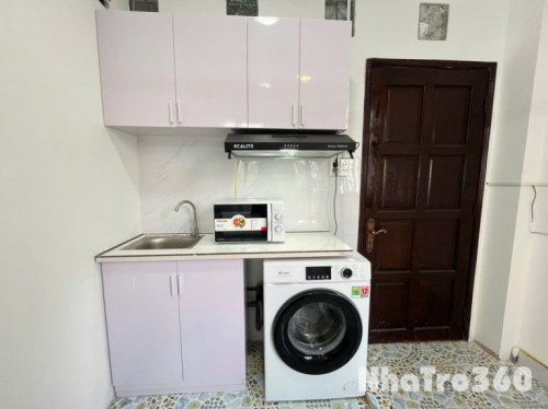 Cho thuê căn 1PN - ban công - máy giặt riêng, gần Vạn Hạnh Mall, cầu vượt 3/2, Đh Bách Khoa, Đh Huflit,...