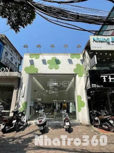 Cho thuê cửa hàng 274 Phố Thái Hà, Diện tích 110m2, mặt tiền 5,8m, vỉa hè 6m, Giá: 50 triệu/ tháng, có thương lượng