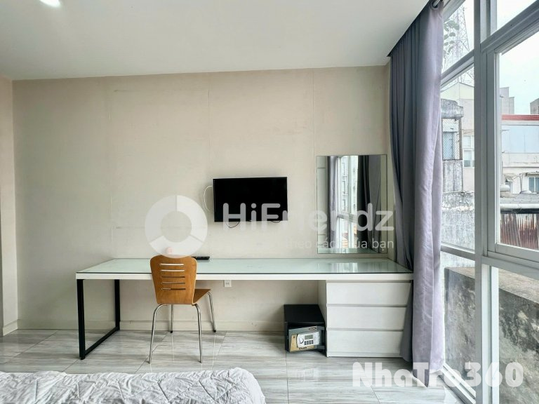 Cho thuê studio full nội thất Q1, gần chợ Thái Bình, Nowzone, vòng xoay Lý Thái Tổ