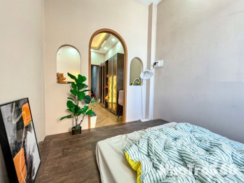 Ngay cầu vượt cây gõ hồng bàng