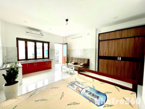 Cho thuê căn hộ ban công, Q8, Đường Dương Bá Trạc, gần cầu Nguyễn Văn Cừ, cầu Chữ Y, Công Viên Dạ Nam