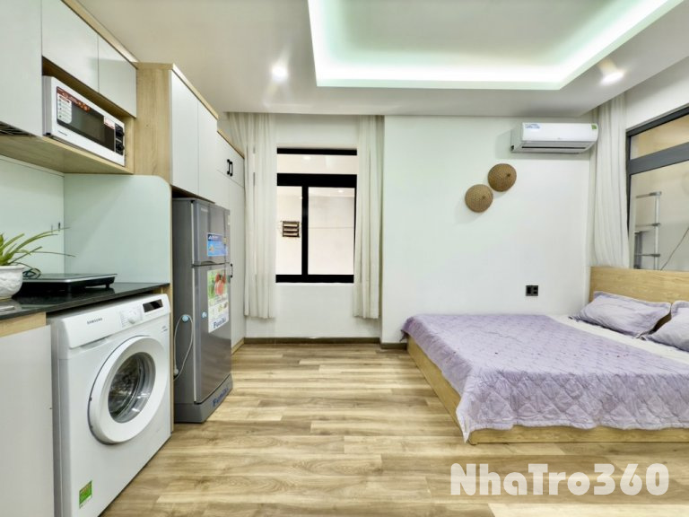 Căn hộ ban công máy giặt riêng gần sân bay